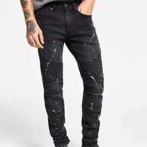 Heroes Motors Men's Moto Super-Slim Fit Jeans